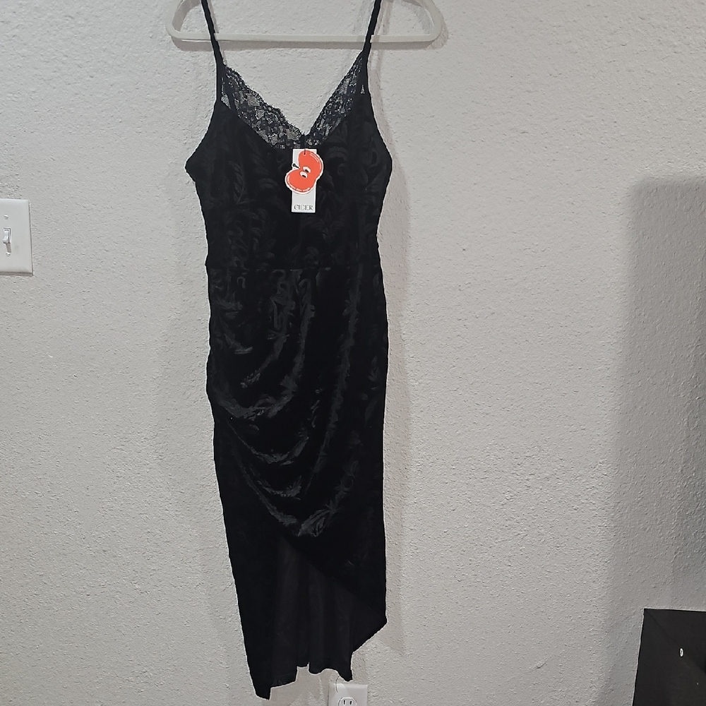 Cider Midnight Black Dress